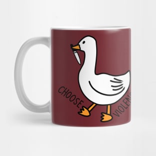 Goose With Knife Mug